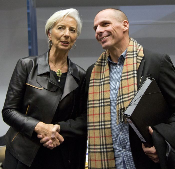 Christine Lagarde, Yanis Varoufakis